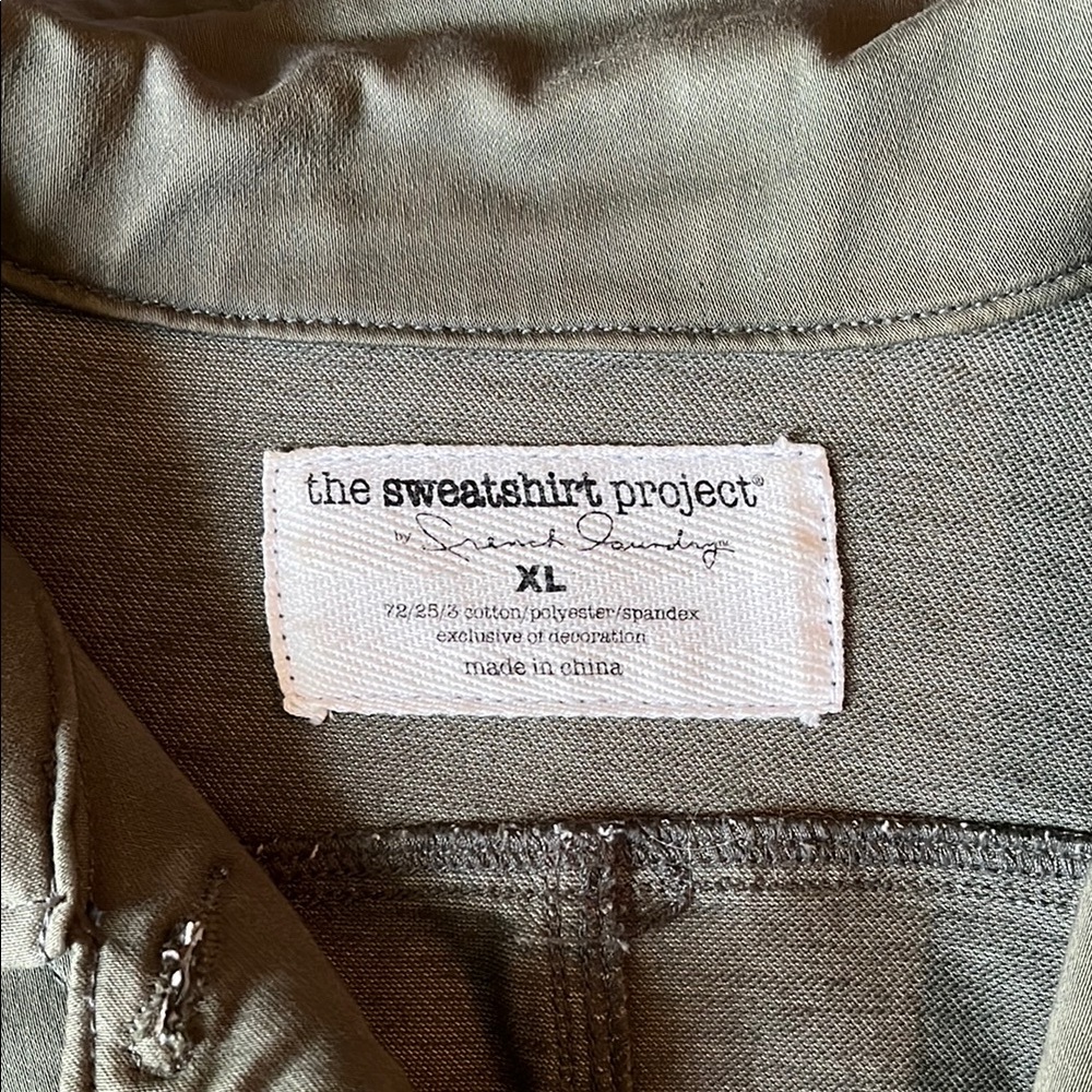 Olive Green Women's Jacket - Picture 2 of 3